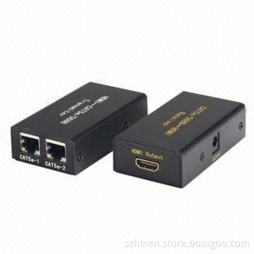 HDMI Extender (By CAT-5e/6 cable), Supports 3D All Formats
